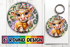 Joyful Circle Ornaments Magic, Cute Cow Product Image 1