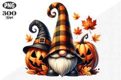Halloween Gnomes Sublimation - Clipart PNG Design Product Image 1