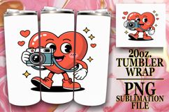 Sweet Inspirations 20oz tumbler wrap, Valenines Heart Product Image 1