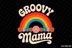 Groovy Mama SVG Design | Quotes | SVG Cut Files Product Image 1
