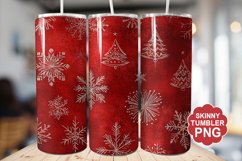 Christmas Red Tumbler | Christmas Tumbler Wrap Product Image 1