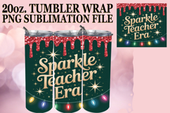 BLISSFUL DAYS 20oz TUMBLER WRAP, Teacher Product Image 1