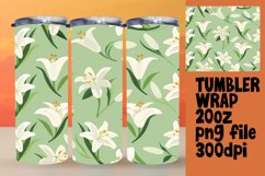 Spring Pastel Boho Bloom Bonanza Tumbler Wrap Product Image 1