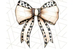 Western Style Bow PNG, Cute Cowboy, Cowgirl Coquette Png Product Image 4