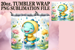 Sweet Memories 20oz tumbler wrap, Cute Dino Product Image 1