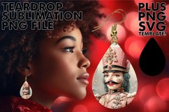 Classy Teardrop Earrings Designs, Christmas Product Image 1