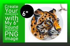 Cheerful Cat Circlets: 3D Sublimation Gallery Product Image 1