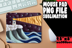 Unique Desk Pad Design Sublimation, Holiday Product Image 1