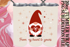 COZY VIBES 20oz TUMBLER WRAP, Holiday Gnome Product Image 1