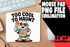 Sweet DESK pad Playful PNG, Funny Ghost Product Image 1