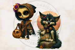 Halloween Curiosities Clipart Set | Spooky Transparent PNG Product Image 11