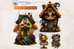 Halloween Curiosities Clipart Set | Spooky Transparent PNG Product Image 15