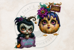 Halloween Curiosities Clipart Set | Spooky Transparent PNG Product Image 16