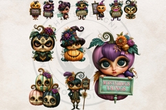 Halloween Curiosities Clipart Set | Spooky Transparent PNG Product Image 17