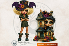 Halloween Curiosities Clipart Set | Spooky Transparent PNG Product Image 8
