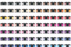 100 Photo Camera Clip Arts in 100 Different Colors Product Image 3