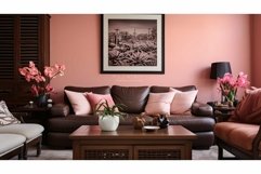 cozy brown and pink Product Image 1