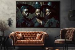 Halloween Samsung Frame TV Art Witch SET of 4 Product Image 3