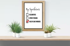 My Superheroes Health Care Workers Wall Art Printables Product Image 4
