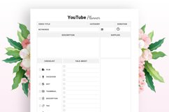 YouTube Planner - KDP Interior Product Image 3