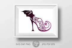 Witches shoes | Halloween SVG | spider web Product Image 5