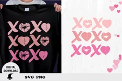 Xoxo SVG, Lips SVG, Valentine's day, Heart svg, Love Product Image 1