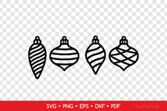 Christmas Earrings SVG for Crafters, Xmas Jewelry Template Product Image 2