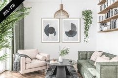 Living room mockup - frame &amp; canvas mockup creator Product Image 1