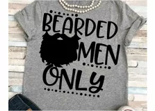 Husband svg SVG DXF JPEG Silhouette Cameo Cricut Bearded men only svg iron on beards svg bearded men Product Image 1