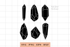 Crystal svg, Celestial svg for Cricut and Silhouette, PNG Product Image 1