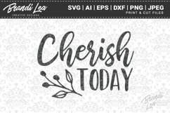 Cherish Today SVG Cutting Files Product Image 1