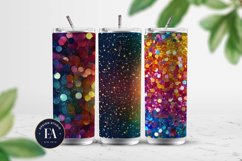 Rainbow glitter Bokeh Digital paper, Sparkle Pattern Product Image 2