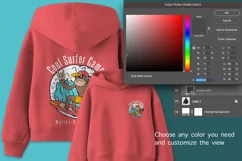 kids hoodie and JOGGER TROUSERS Mockup PSD templates Product Image 3