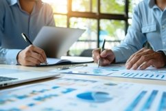 Teamwork Business Background Wallpaper Product Image 1