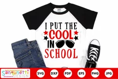 I put the cool in school svg, back to school svg Product Image 1