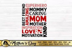 Mom Subway Art SVG Mothers Day SVG Mom Life SVG for Cricut Product Image 4