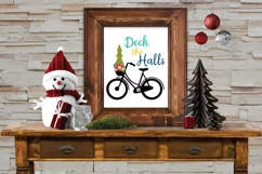 Christmas SVG Cut File - Deck the Halls SVG File Product Image 7