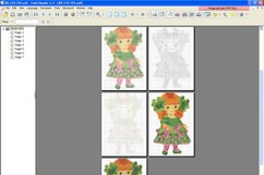Red-haired Girl - PDF Cross Stitch Pattern Product Image 2
