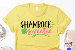 Shamrock Sweetie - St. Patrick's Day SVG EPS DXF PNG Product Image 3