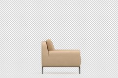 Isometric Arm Chair 3D isolated render Product Image 1