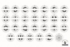 Winter Mandala Alphabet. Monograms Product Image 5