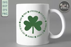 St. Pattys Day Circle SVG - SVG, PNG, EPS, DXF, Cut File Product Image 5