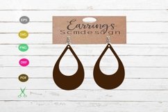 Earrings SVG,earrings template earrings cut file, earrings Product Image 1