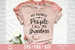 My Favorite People Call Me Grandma SVG Product Image 1