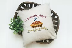 Pumpkin Pies SVG Cut File - Fall Farmhouse SVG PNG DXF EPS Product Image 3
