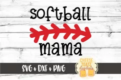 Softball Mama - Softball SVG PNG DXF Cut Files Product Image 2