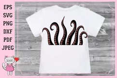 Octopus svg, eps, cutting filed dxf, png, jpg, pdf Product Image 3
