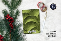 Matcha Green Tea Pattern, Matcha Aesthetic Digital Paper Product Image 4