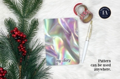 Holographic Pastel Digital Paper, Iridescent Texture Product Image 4