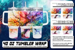 Bright Spring Tree Pattern Tumbler Sublimation Product Image 1